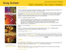 Tablet Screenshot of gregscheer.com