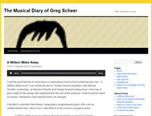 Tablet Screenshot of musicblog.gregscheer.com